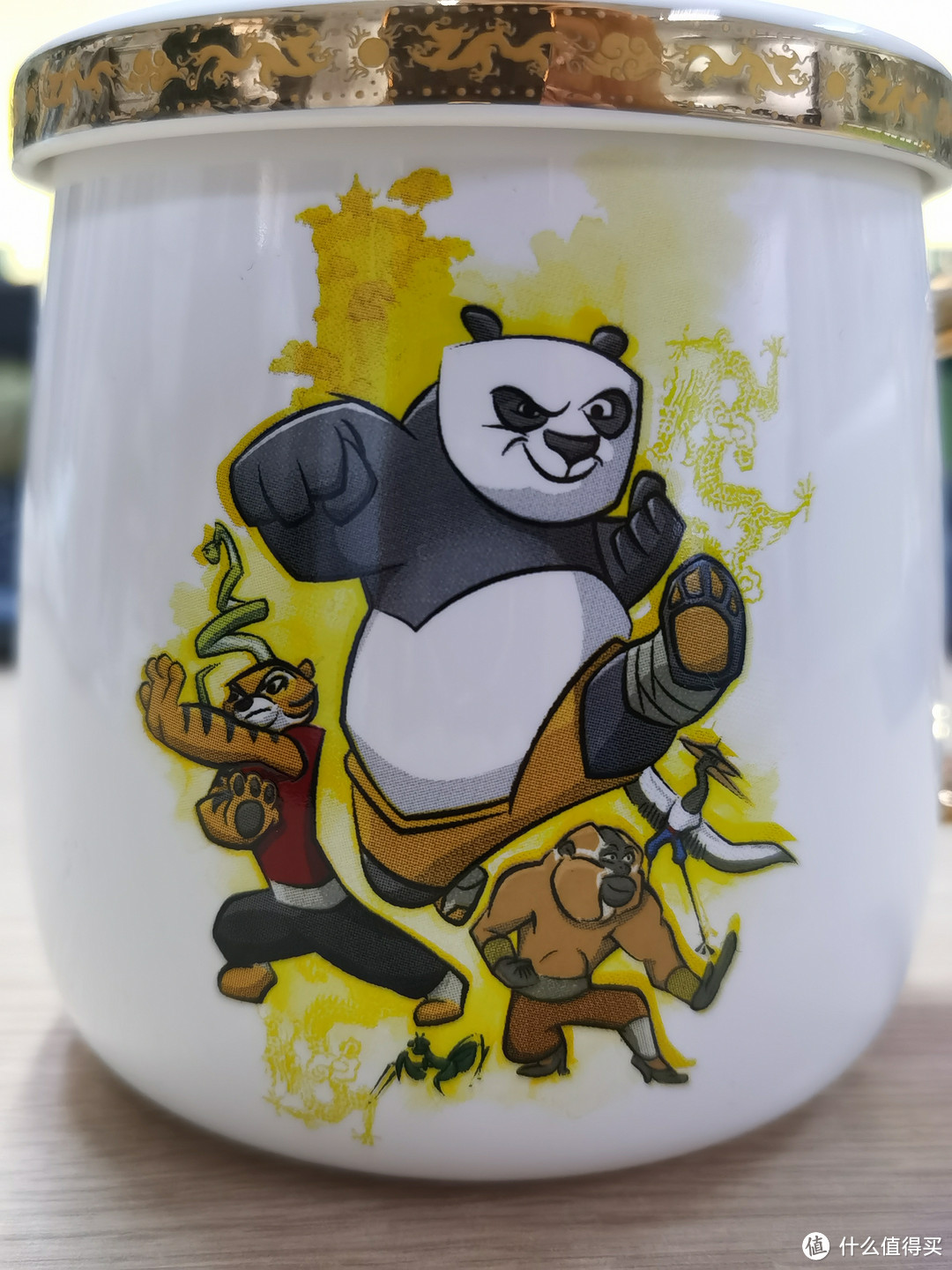 环球影城功夫熊猫阿宝马克杯到手晒
