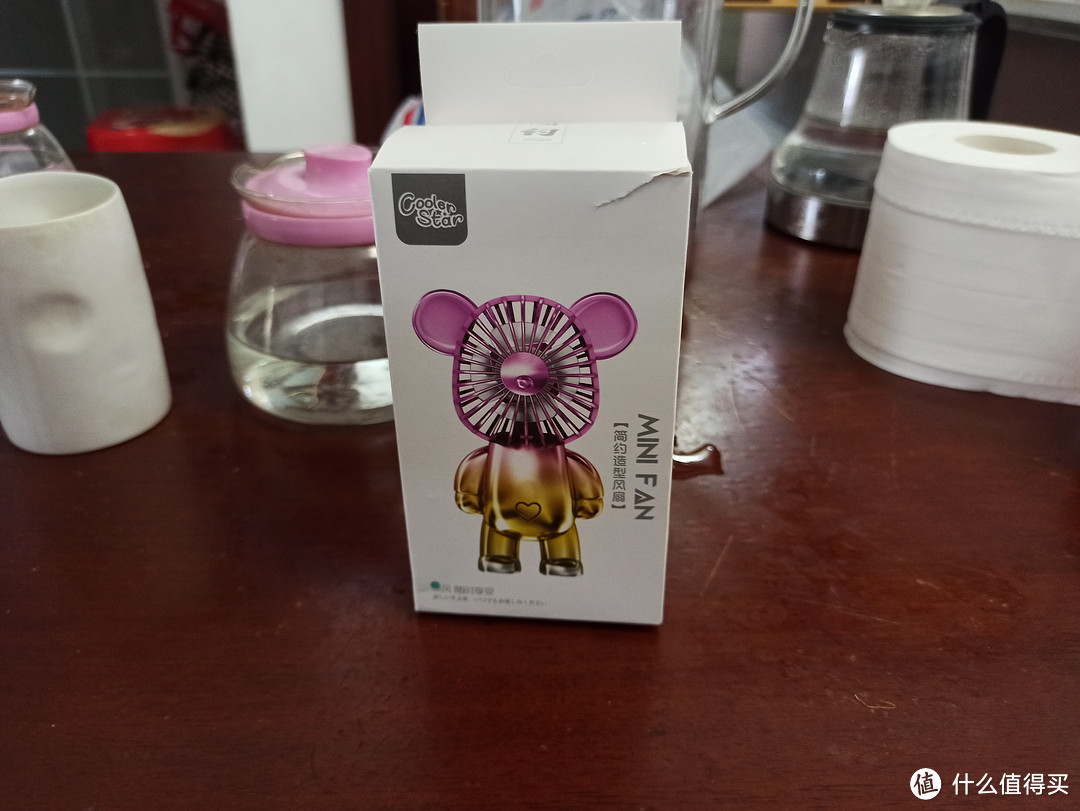 一个有意思的小家电分享：小熊造型的小电扇开箱试用。