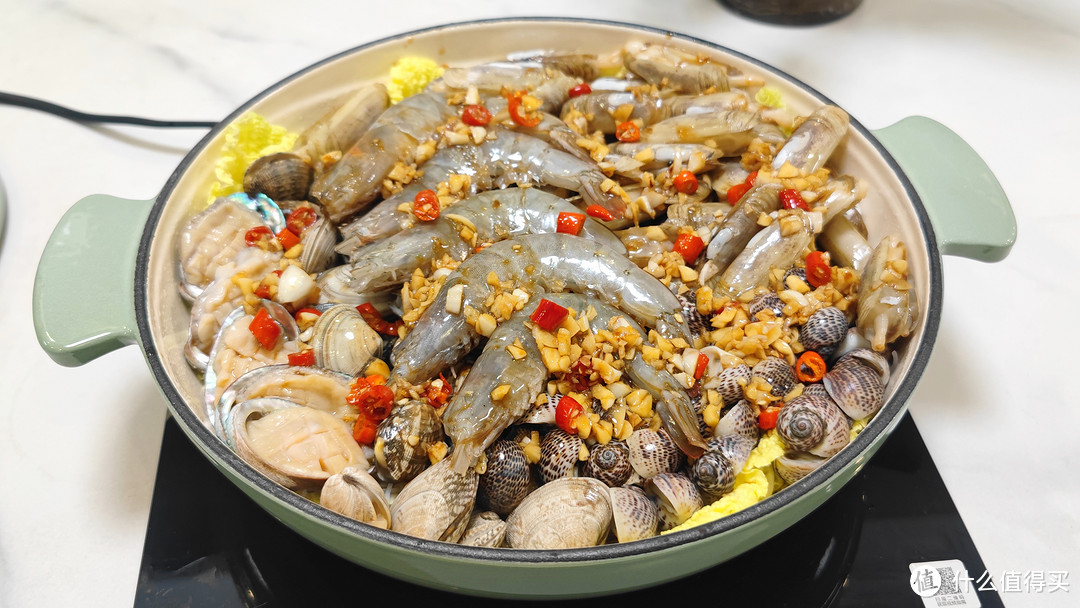 归禾器梯田珐琅海鲜锅，在家也能做大餐！