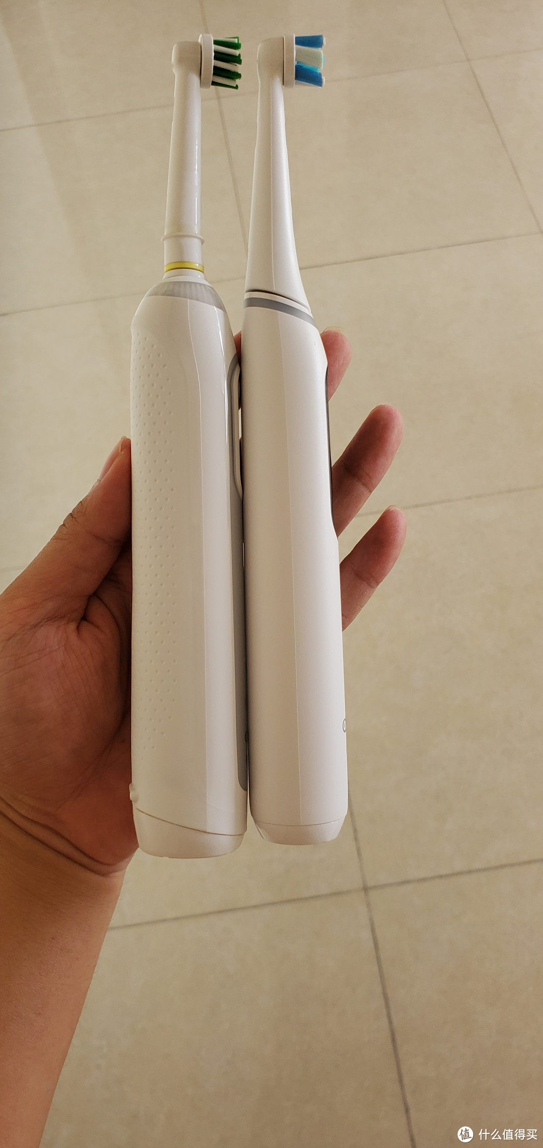 欧乐b io7云感刷开箱和对比ib9000_电动牙刷_什么值得买