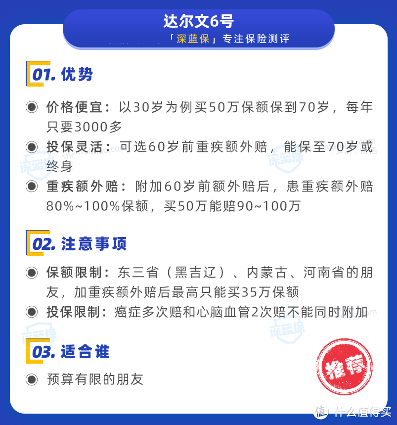 这款重疾险自带二次重疾保险金，只要三千多，性价比不错