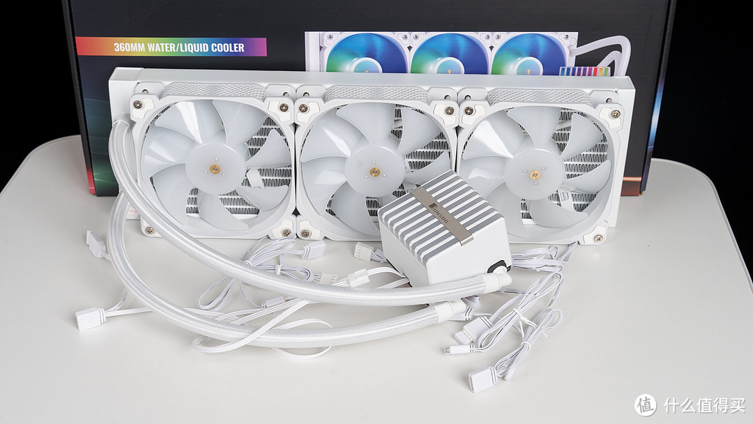 乔思伯HXW-360水冷散热器开箱评测，设计新颖性能均衡压制i7轻松