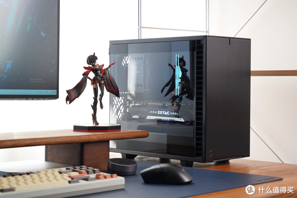 紧凑欧简风,分型工艺 Design Define 7 Nano+XPG DDR5平台装机体验