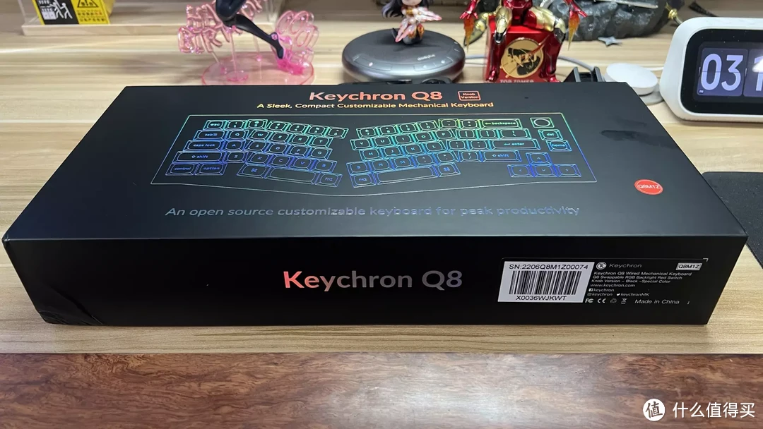 舒适的打字体验，Keychron Q8客制化键盘，全铝机身，Alice布局