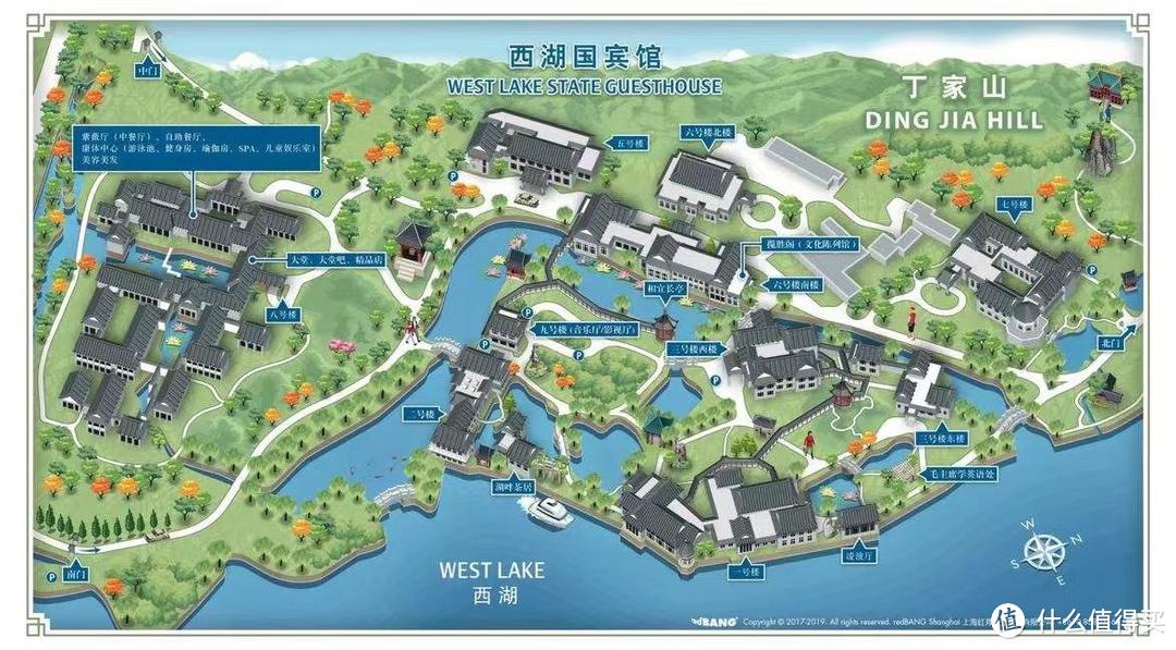 杭州西湖国宾馆地图