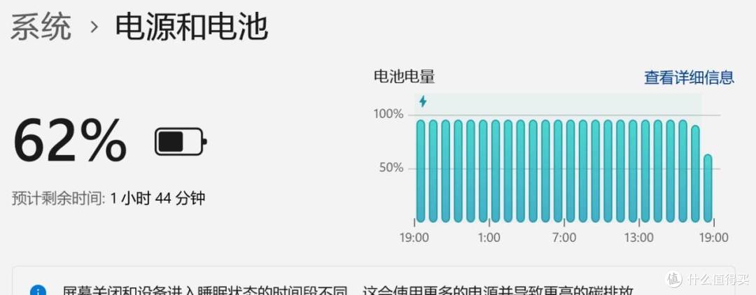 1小时无后台亮屏耗电