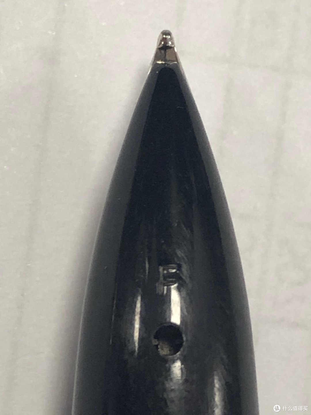 笔尖背面