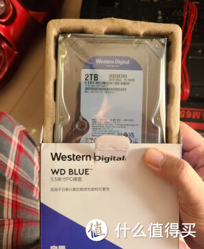 西部数据(Western Digital)蓝盘 2TB SATA6Gb/s 256MB 7200RPM 台式机械硬盘杠杠滴