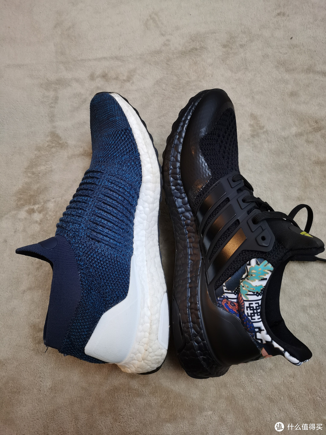 跟另一双Ultra boost对比下