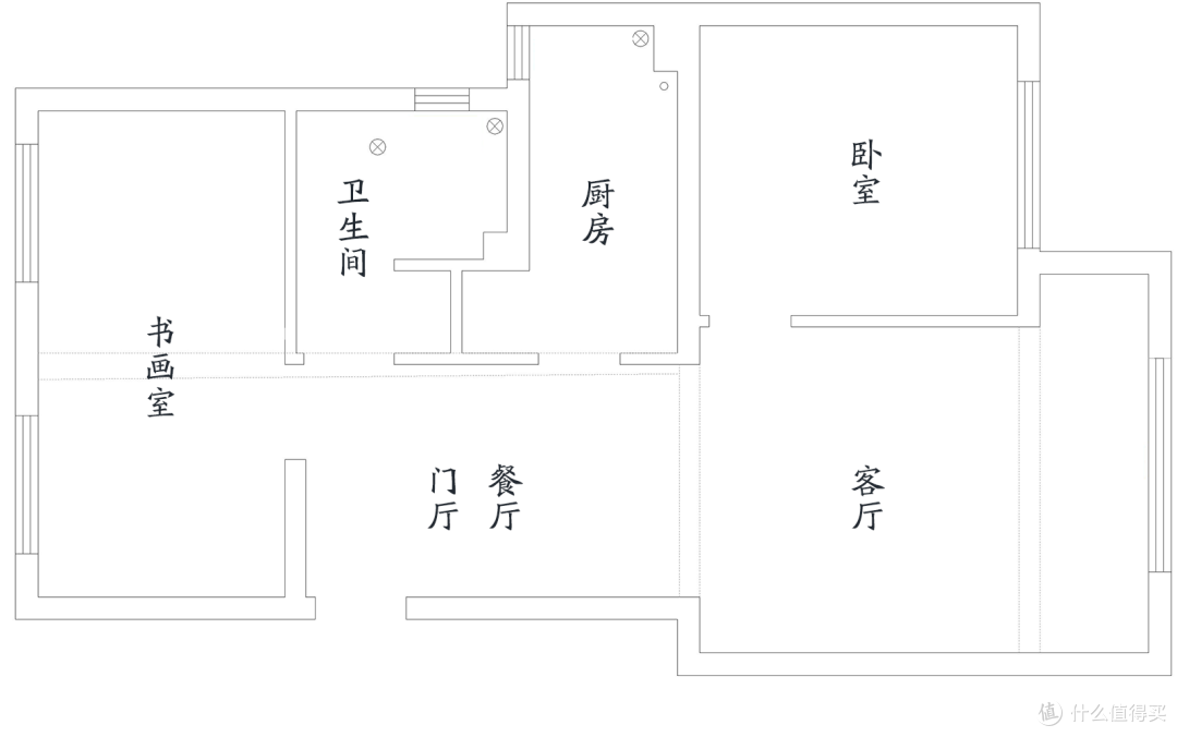 更改后的户型图