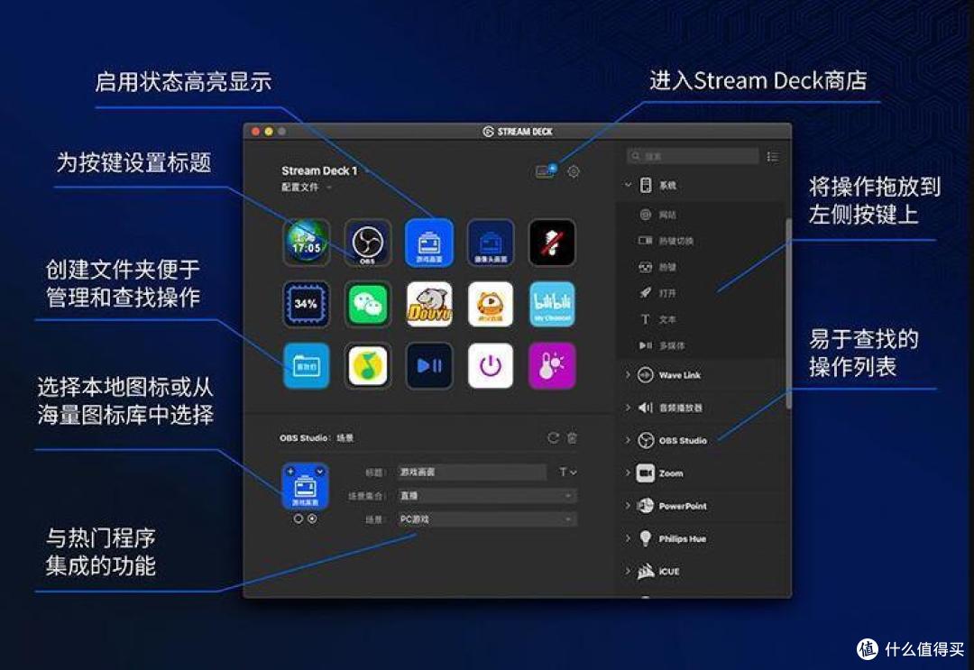 Elgato Wave:3电容式麦克风、Stream Deck MK.2可视化控制台 开箱评测