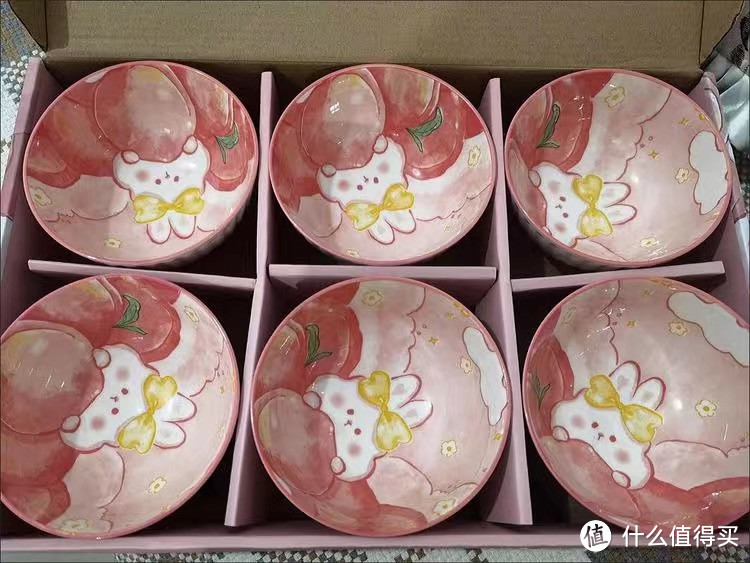 可爱高颜值家用陶瓷饭碗儿童小碗单个日式餐具套装网红学生早餐碗