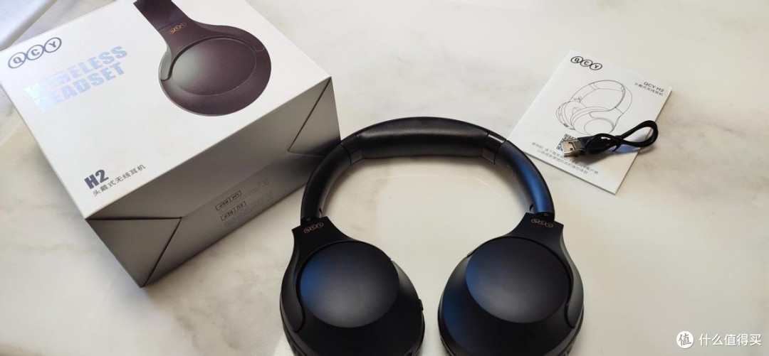 QCY H2头戴式无线蓝牙耳机测评,BASS低音+ENC降噪,尽享声学魅力