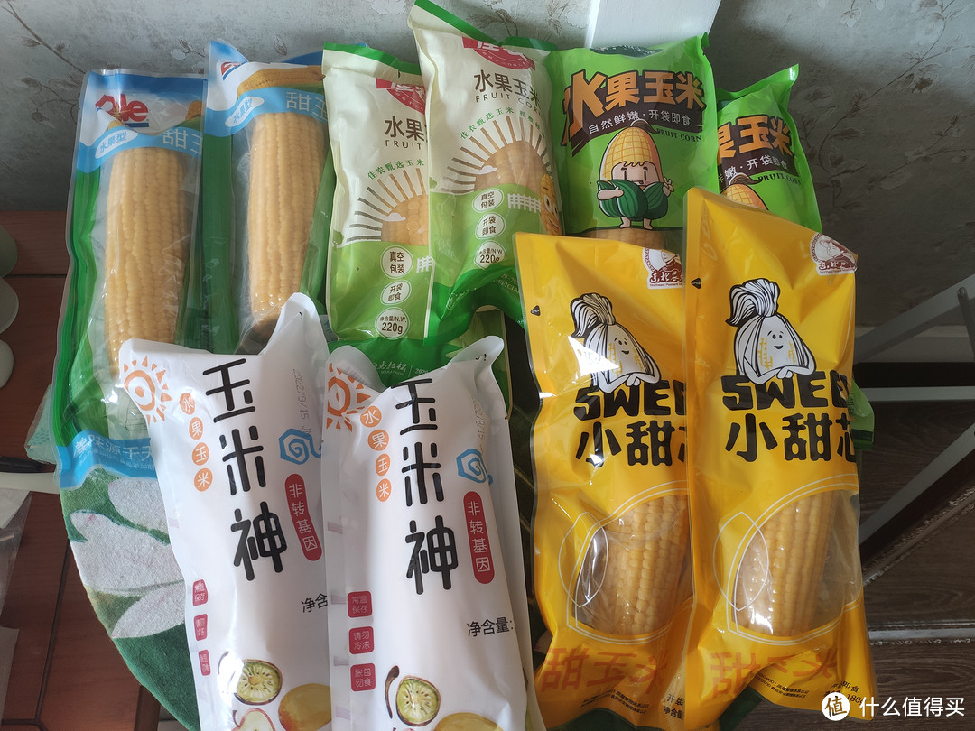 市面上哪款黄甜玉米最好吃,自费购入5款甜玉米,测评来了~