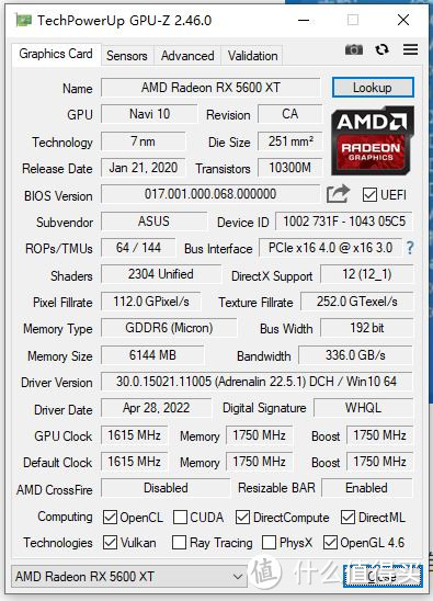 GPU-Z显示正常，也不是专用的显存拉高的矿BIOS，因此直接跑测试