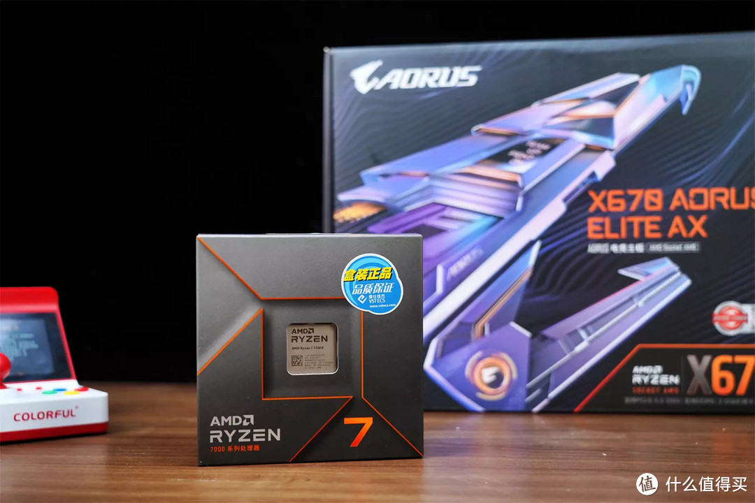 当X670 AORUS ELITE AX遇到锐龙7700x，一个强悍的“战士”诞生了！