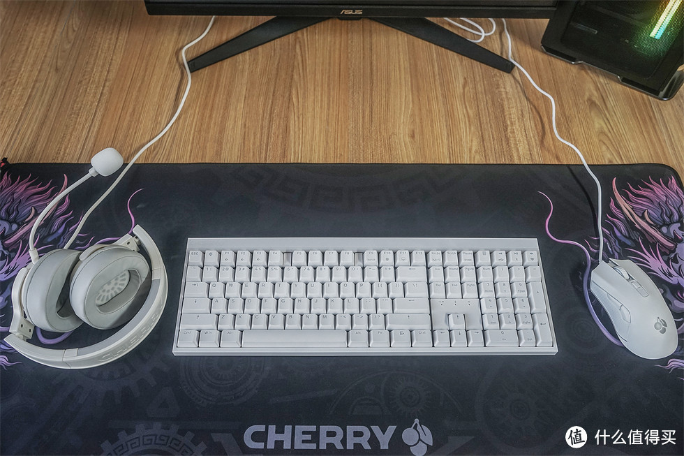 Cherry键鼠耳机鼠标垫全家桶分享——MX2.0s三模版+MC1.1 Plus+HC2.2+东圣辰龙 龙首彩色鼠标垫