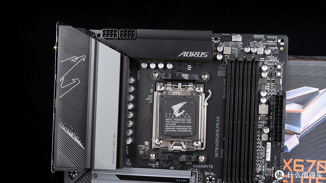 锐龙7 7700X+X670 AORUS ELITE AX小雕AX上手体验，一键节能立降功耗和温度