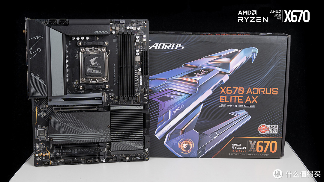 锐龙7 7700X+X670 AORUS ELITE AX小雕AX上手体验，一键节能立降功耗和温度