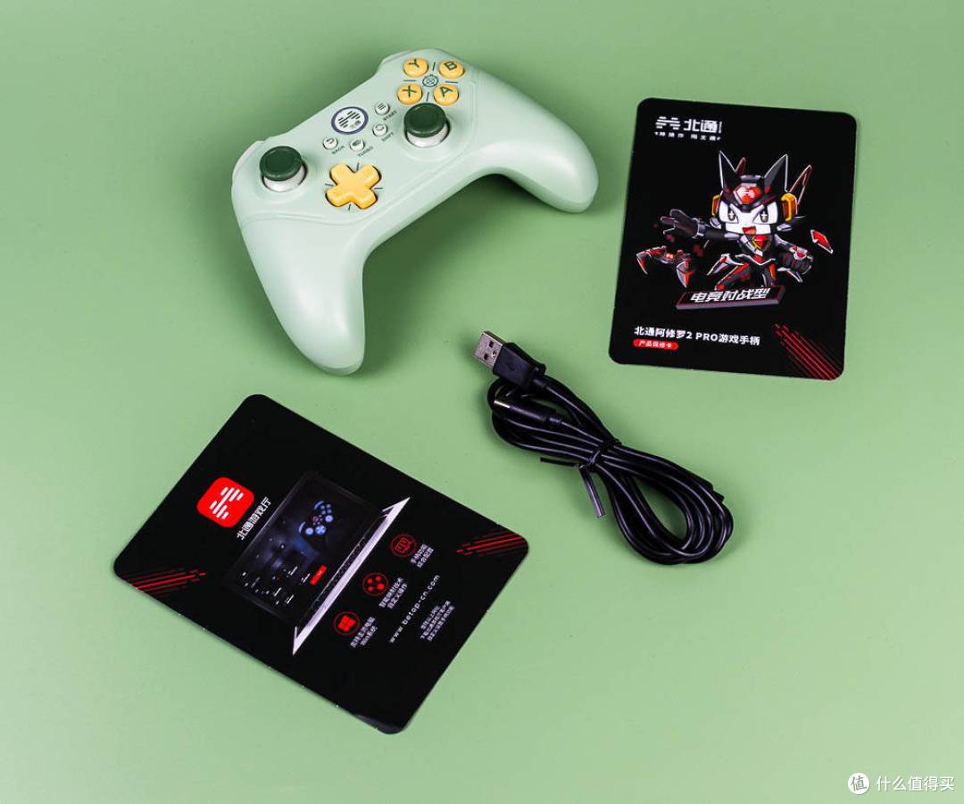 不仅颜色讨喜，而且触感灵敏——北通阿修罗2 Pro游戏手柄 无线机械版牛油果绿款轻体验