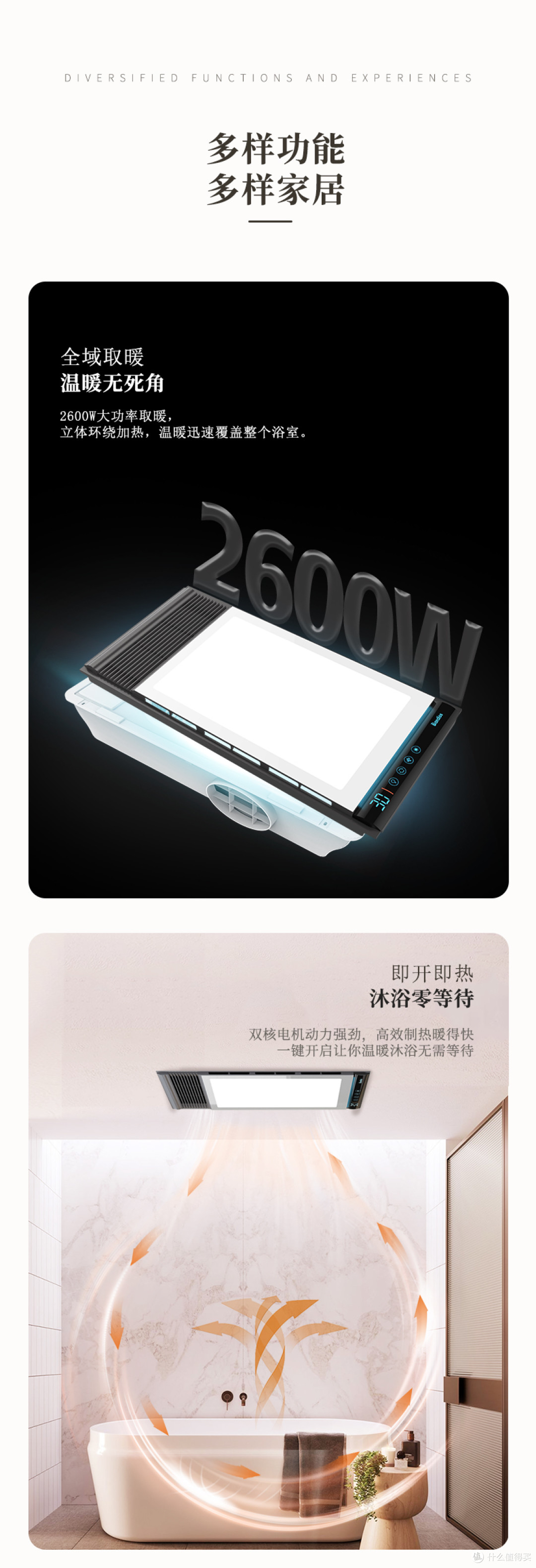 浴霸别乱买，这款浴霸，让您的生活更加有格调！