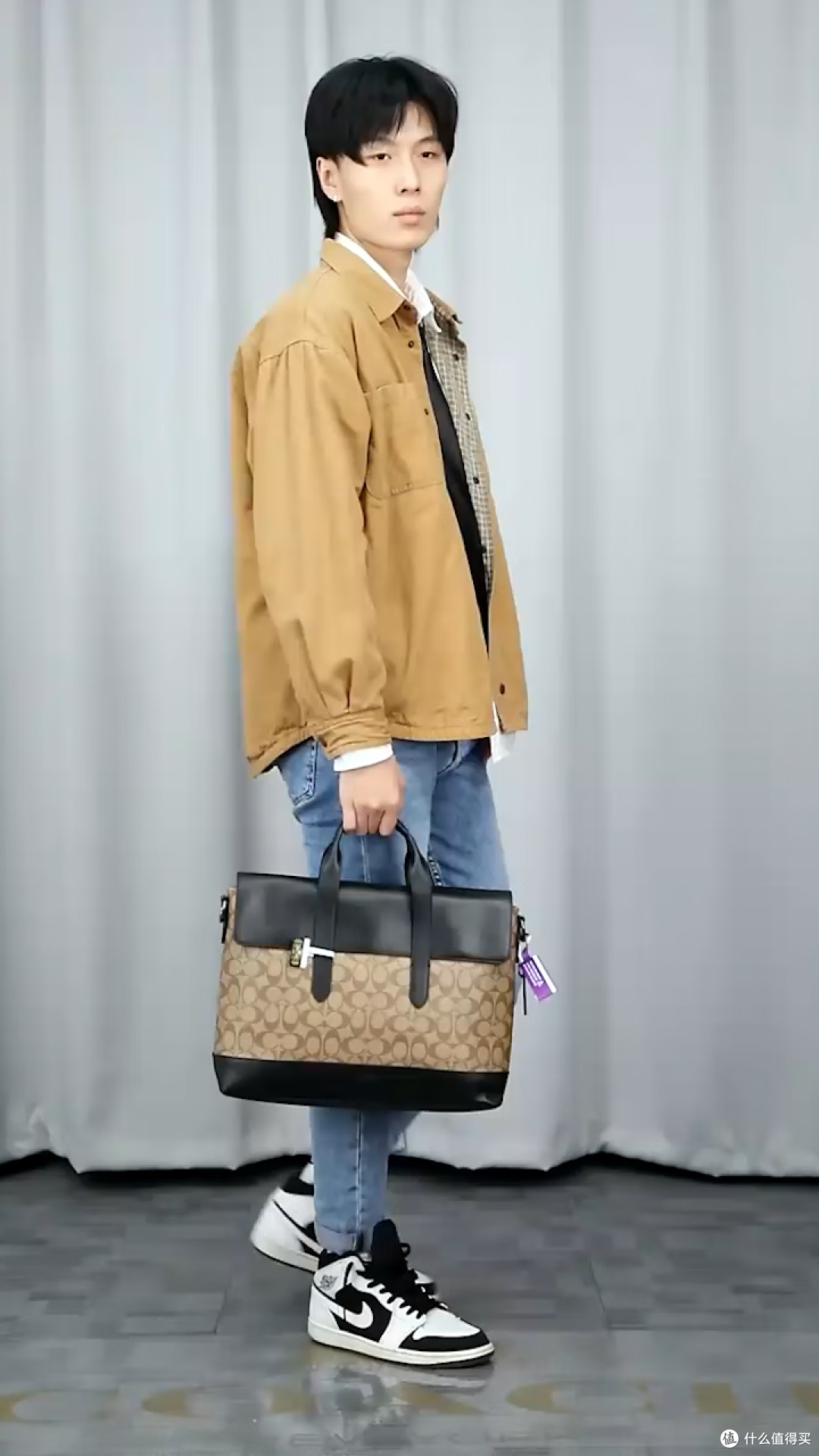 COACH蔻驰男士公文包,追求高品质生活的你一定喜欢