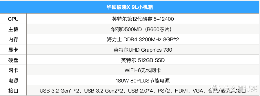 高效办公,拒绝卡顿,商务办公电脑华硕破晓X 9L小机箱版体验