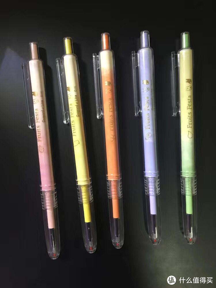 晨光卡斯波系列限定0.5mm按动中性笔ins风小清新高颜值学生刷题笔