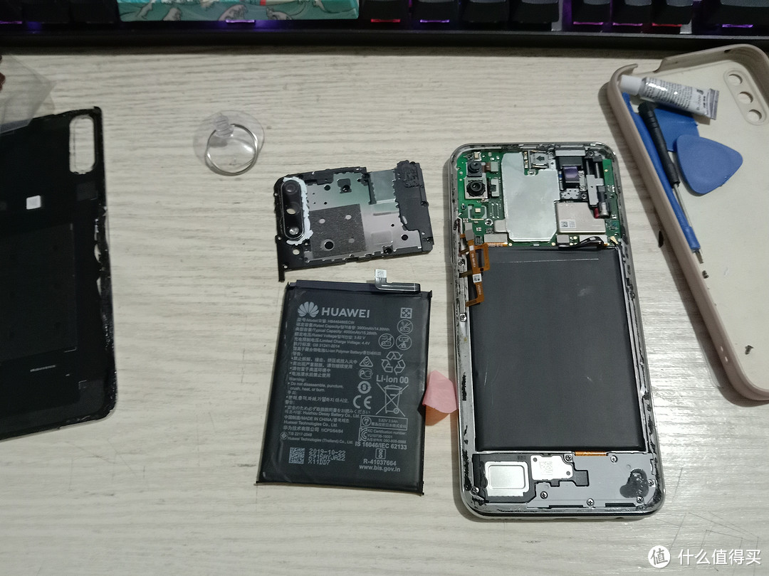 荣耀9x换电池 改装散热