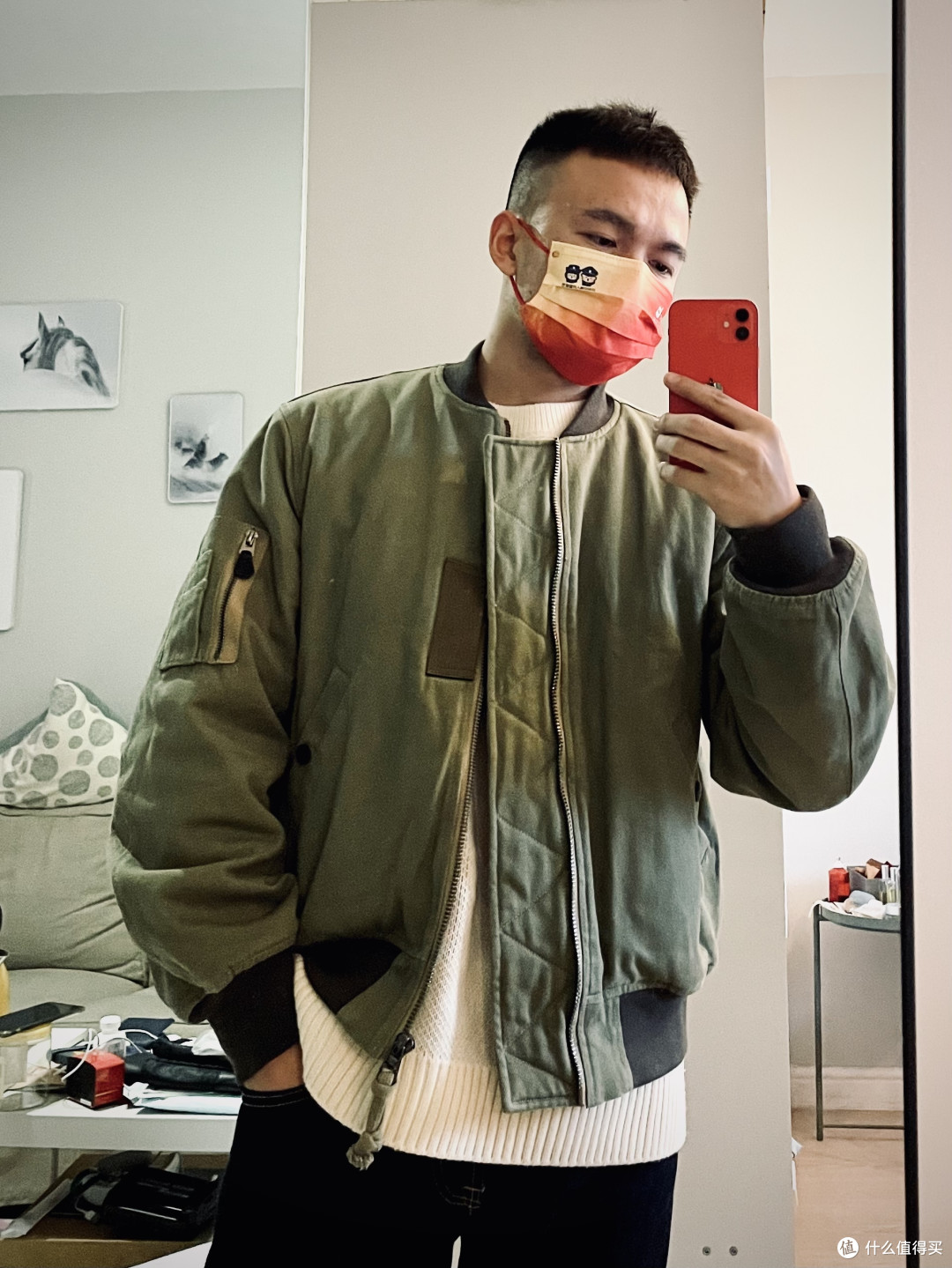虽然看不见图案，但就是这件毛衣……