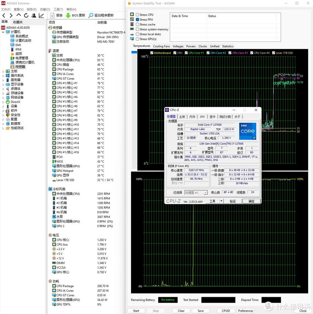 性能强劲，稳稳压住13700K、九州风神（DEEPCOOL）冰魔方360CPU水冷散热器 测试