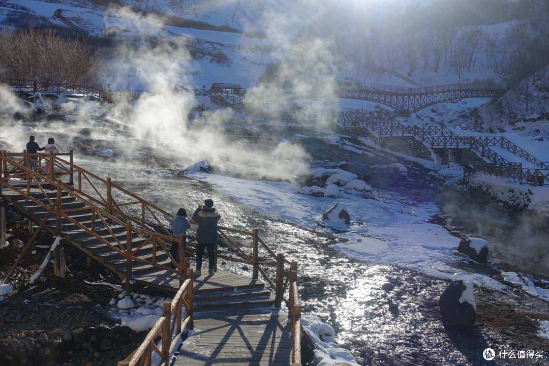 长白山的温泉区