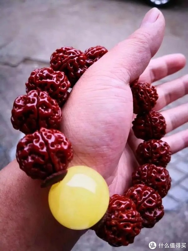 文玩堂：金刚菩提（爆肉五星深沟双龙） 爆肉五瓣金刚菩提手串文玩佛珠男士天然原籽盘玩菩提子手链评价
