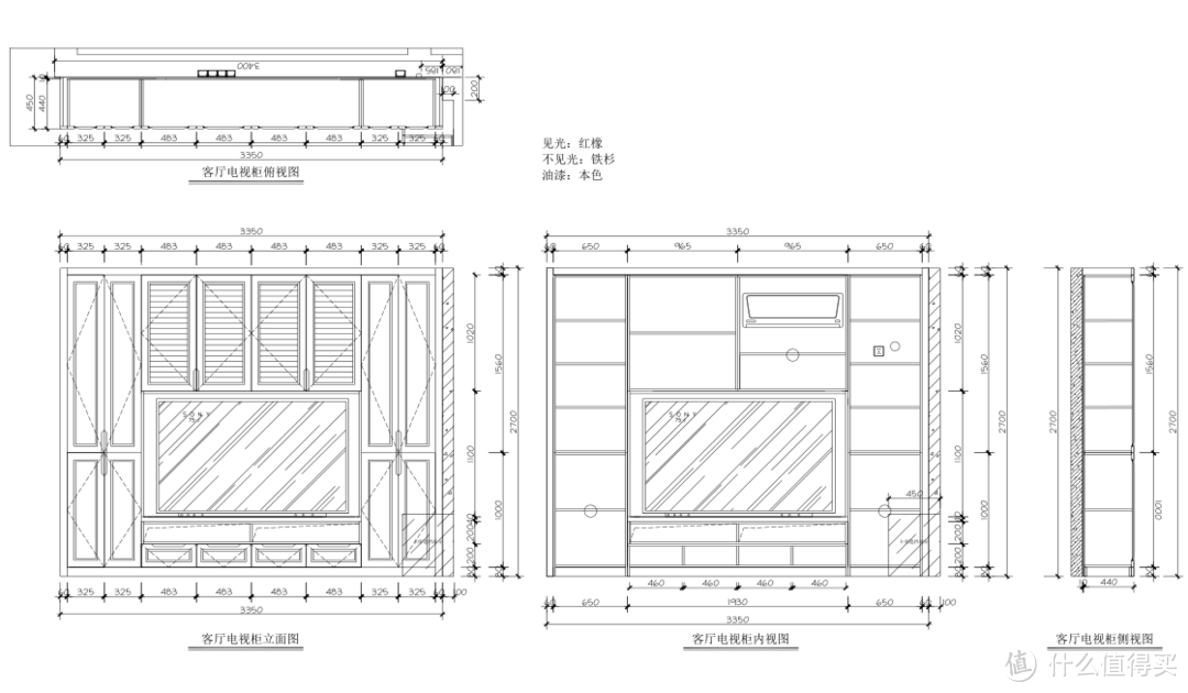 50平投影面积5万价格，见光面红橡木+其他铁衫指接，你觉得贵么？