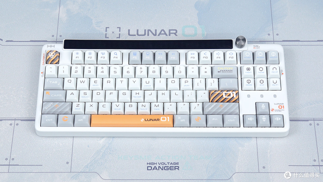KeysMe Lunar 01三模无线机械键盘评测:炫酷潮玩