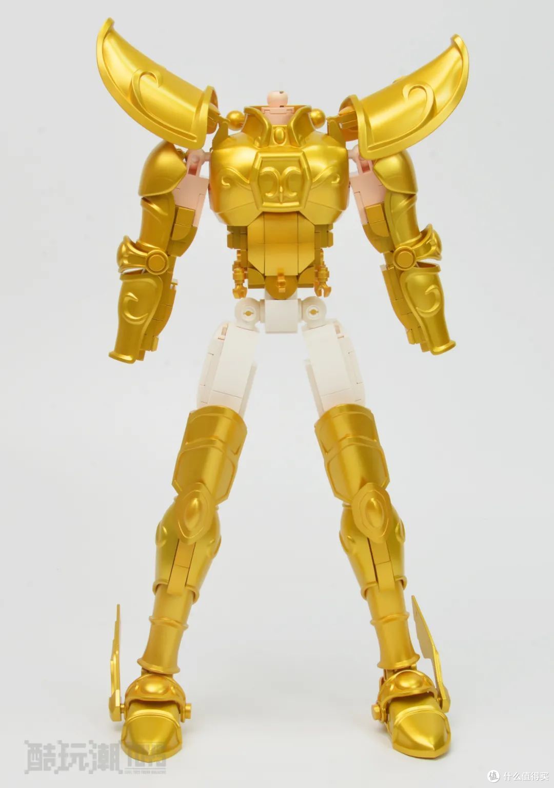 满身皆是黄金甲,黄金圣斗士太帅了!拼奇黄金射手星矢开箱评测