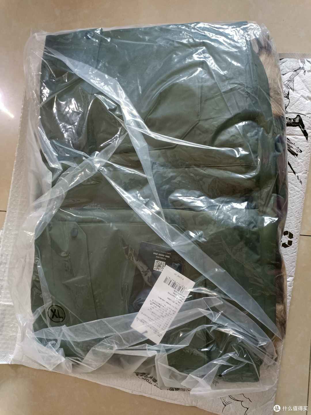 双11开箱之凯乐石羽绒服(无花果叶色)_运动羽绒服_什么值得买