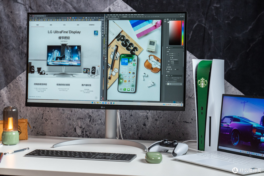 LG 32UQ85R专业设计显示器,让方寸桌面实现高效工作流