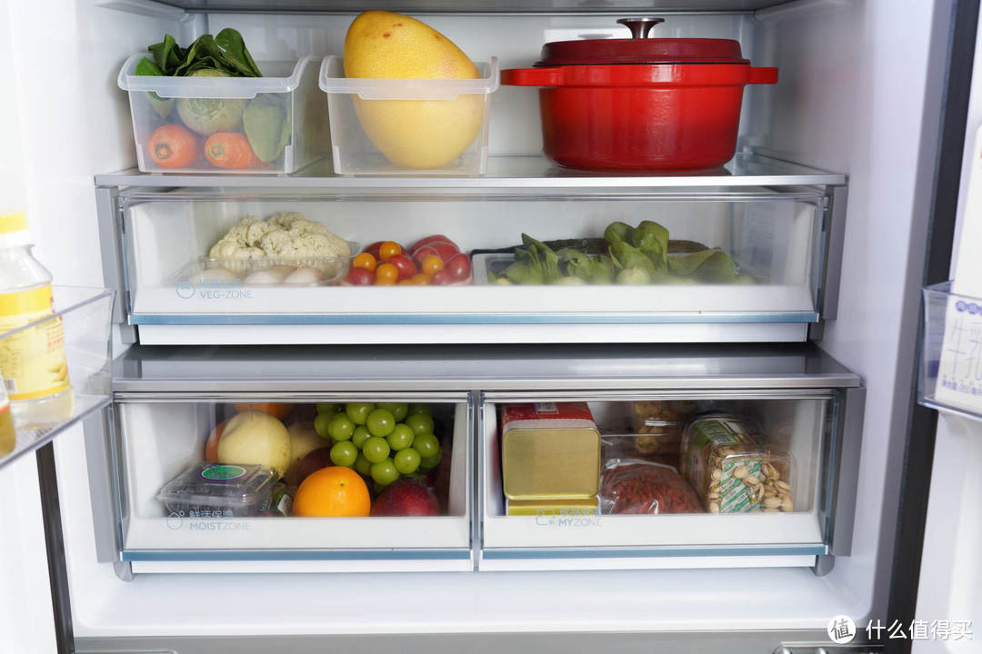 小户型也能尽情囤货，让蔬菜超长待机！我的海尔513全空间保鲜冰箱
