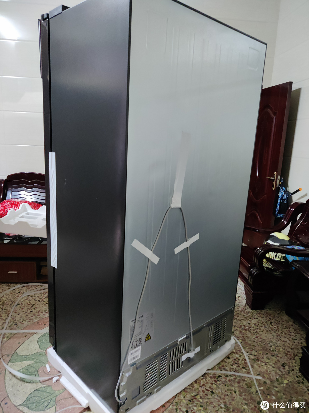 算下来4548元买到手的东芝（Toshiba）548升对开门冰箱 GR-RS575WE-PM137绸缎灰。