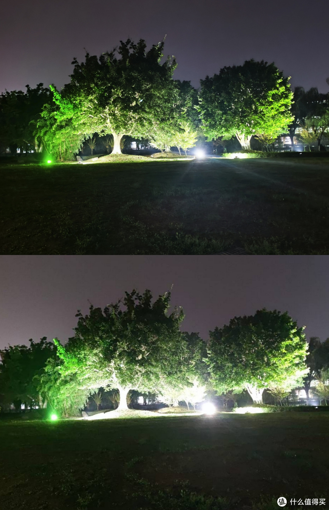 小米12SP莱卡生动(上)对比小米10(下)