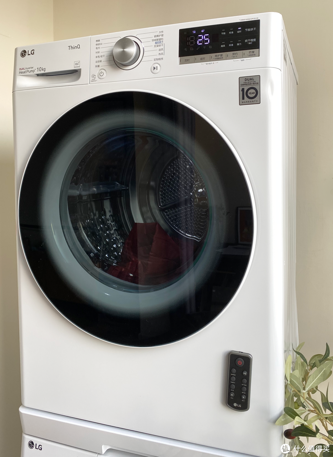 独立洗烘，生活品质UP！LG 13Kg洗+10Kg烘 大容量洗烘套装