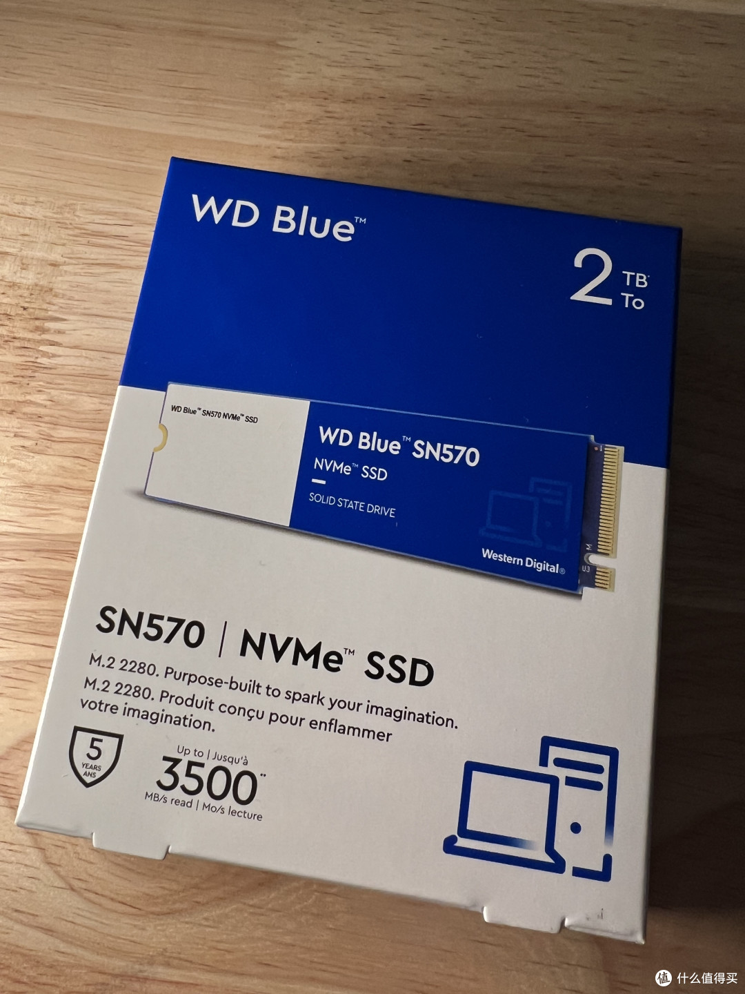 西部数据蓝盘,SN570包装展示