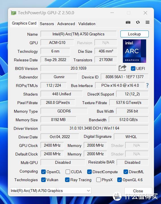 英特尔显卡的崛起：蓝戟GUNNIR Intel Arc A750显卡，兼顾游戏与创作生产力的扛鼎佳作