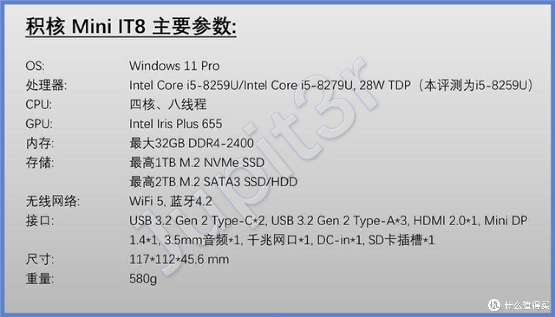 八代i5誓不为奴，积核Mini IT8迷你主机上手评测