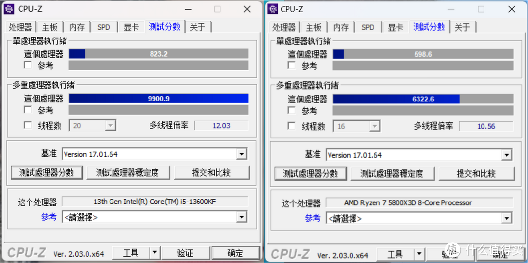 13600KF和5800X3D怎么选？实测对比