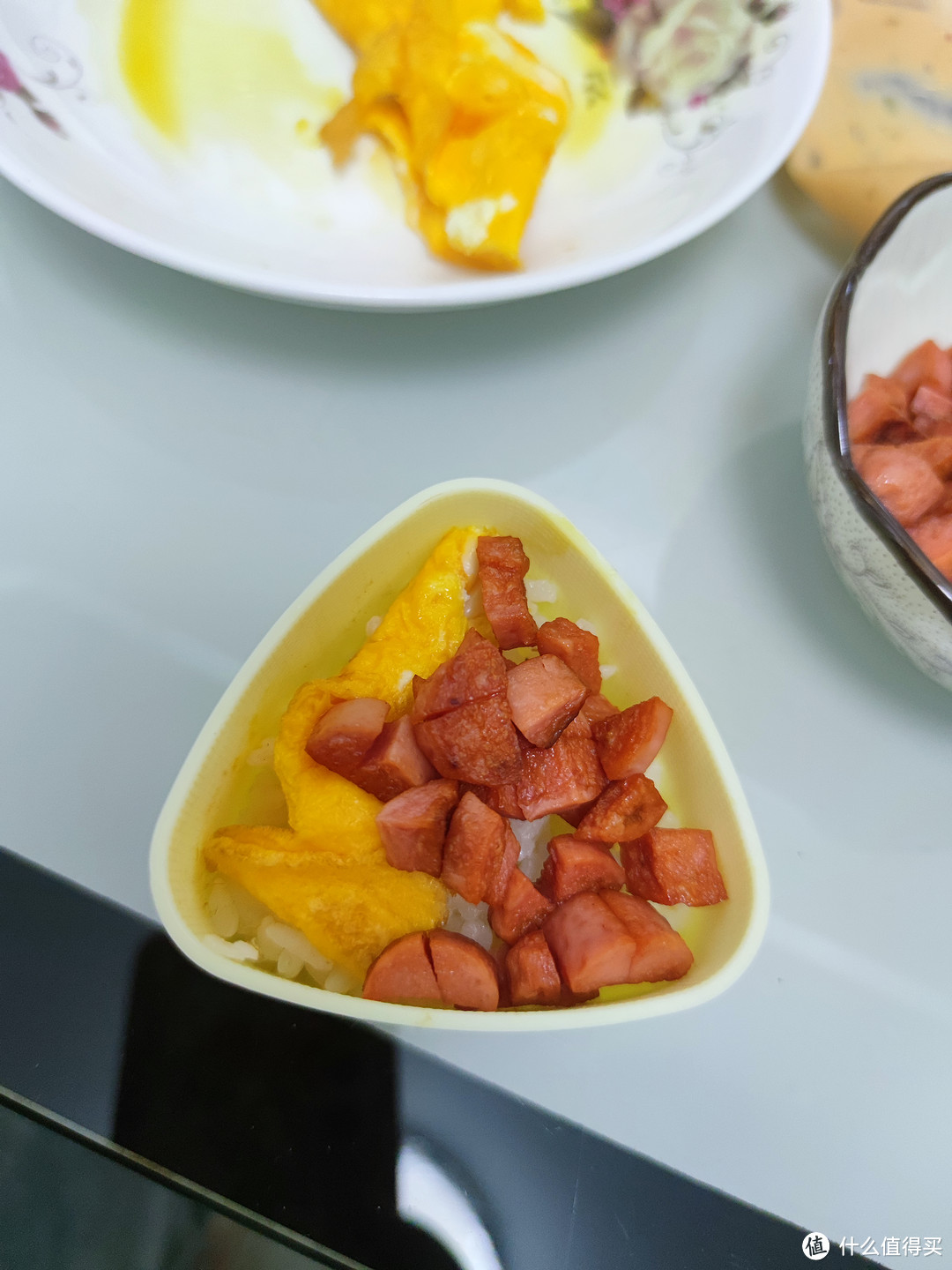 手把手教你们做馅料多多早餐饭团哦