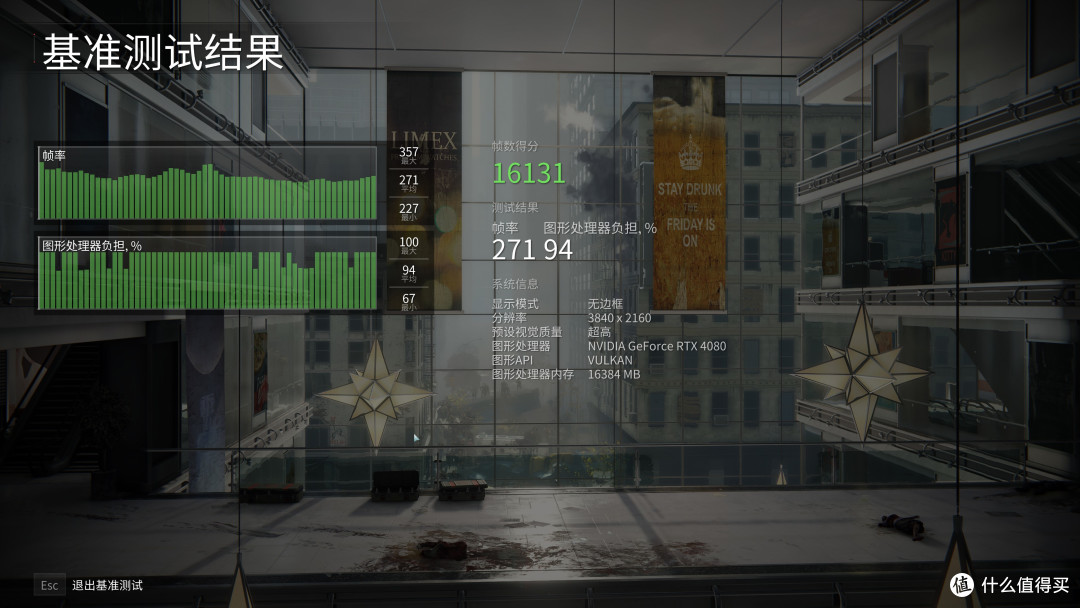 4K+全超高+FSR+VulkanAPI:平均271帧
