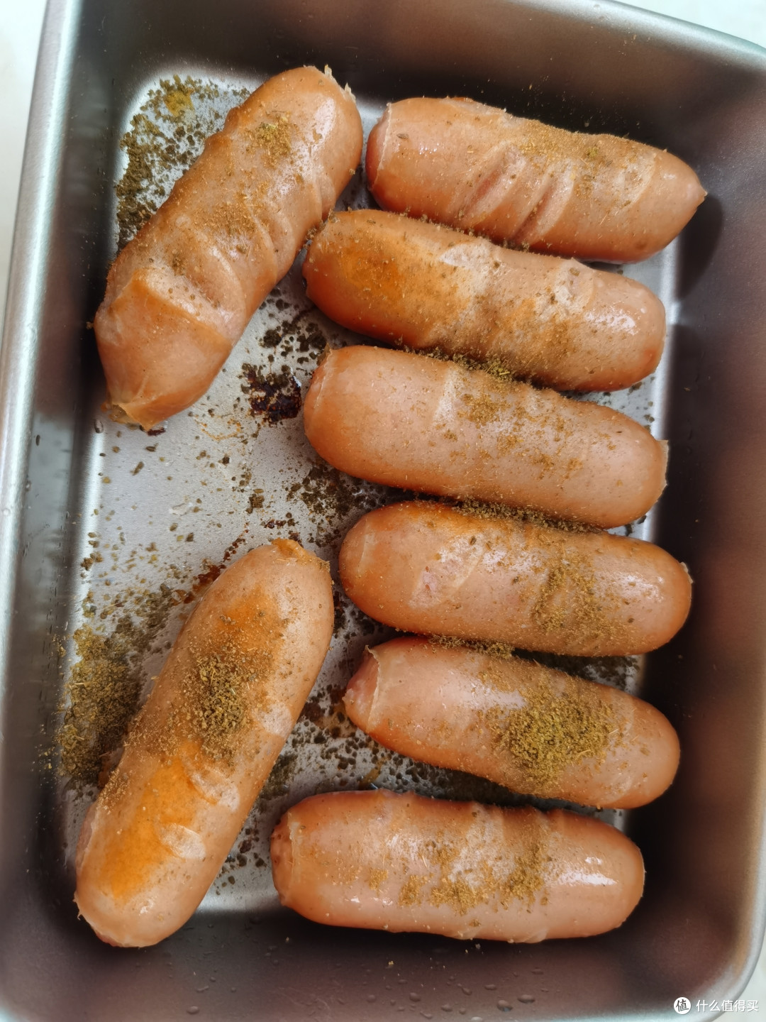 试吃了上次买的肉肠还挺好吃