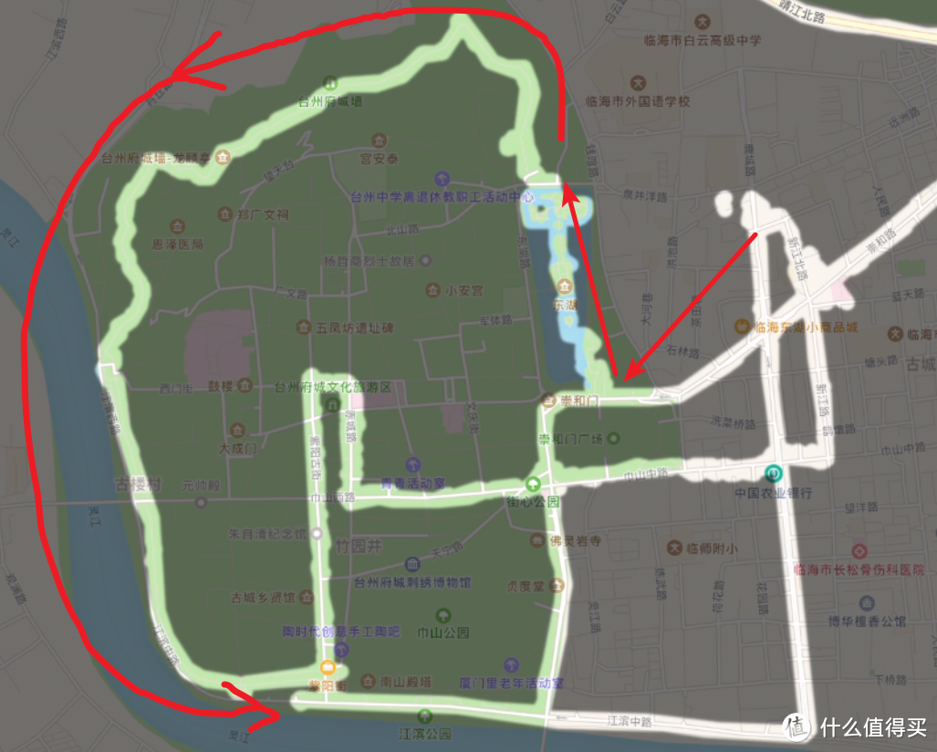 上午路线：东湖+江南长城